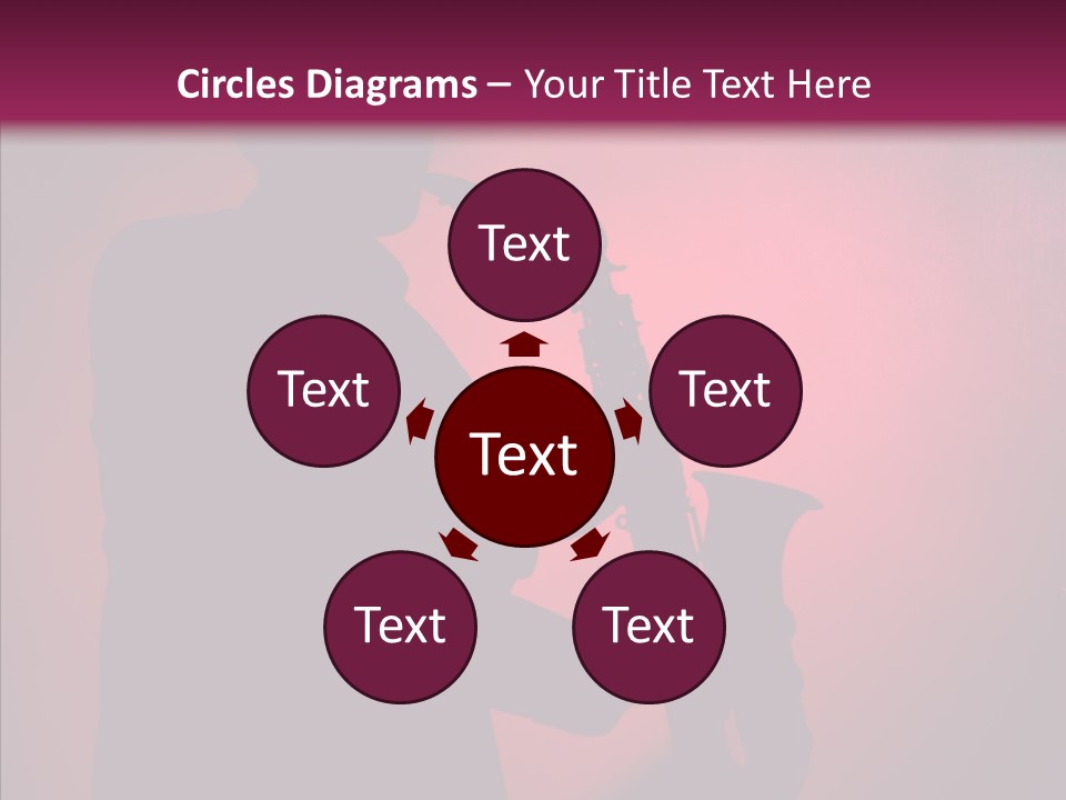 Musical Black Player PowerPoint Template