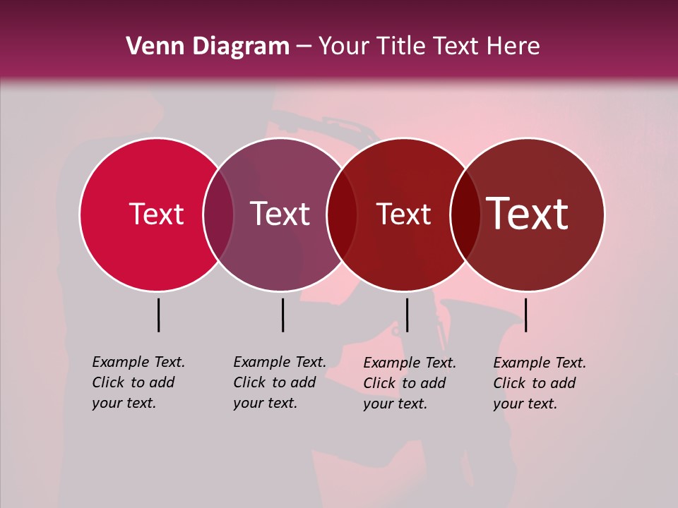 Musical Black Player PowerPoint Template