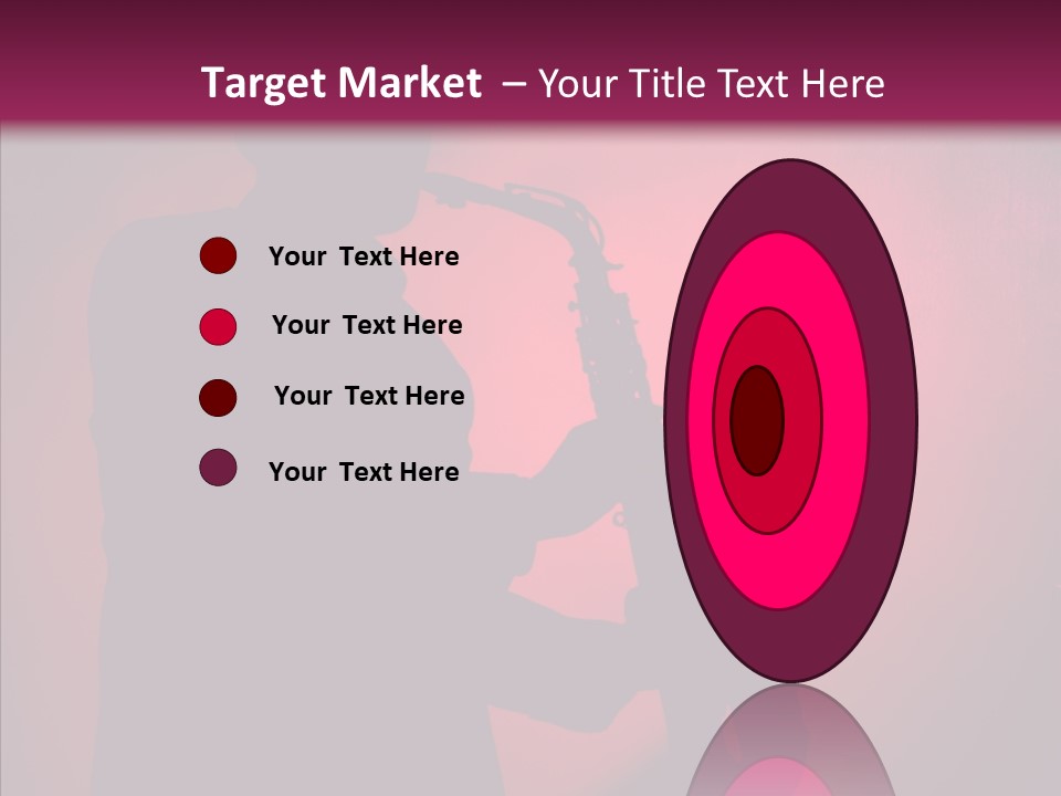 Musical Black Player PowerPoint Template