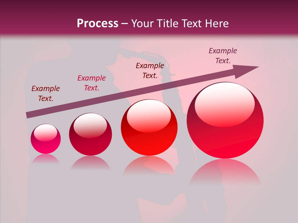 Musical Black Player PowerPoint Template