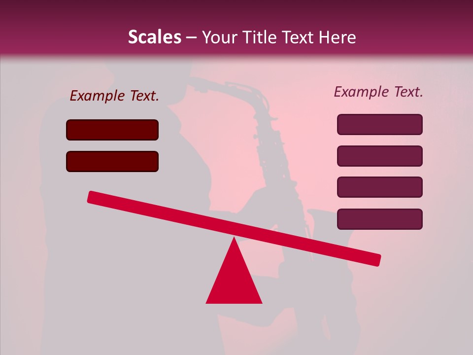 Musical Black Player PowerPoint Template