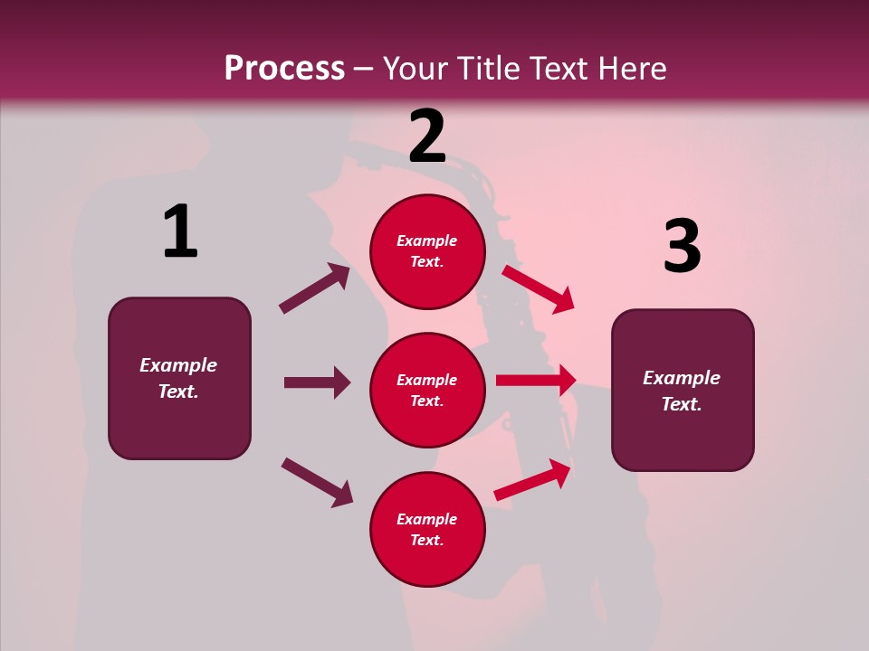 Musical Black Player PowerPoint Template