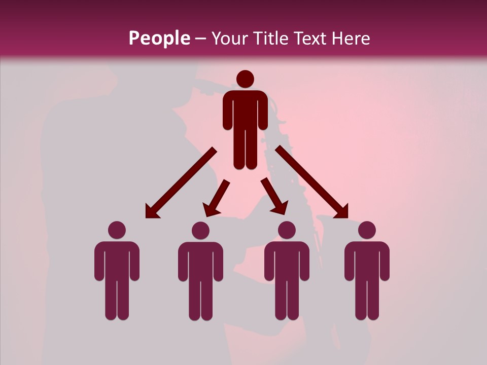 Musical Black Player PowerPoint Template