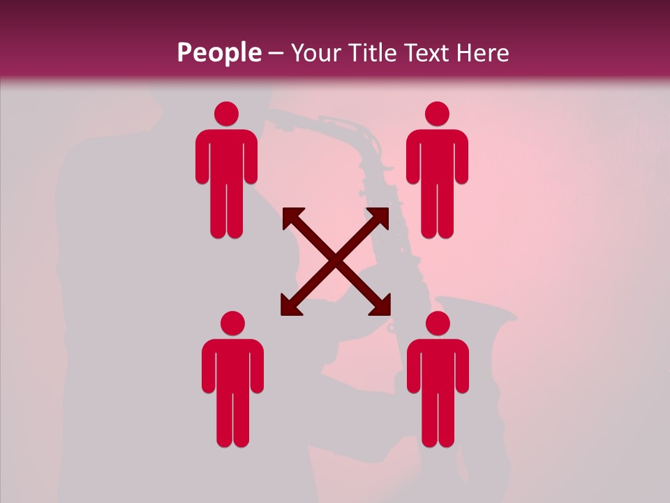 Musical Black Player PowerPoint Template