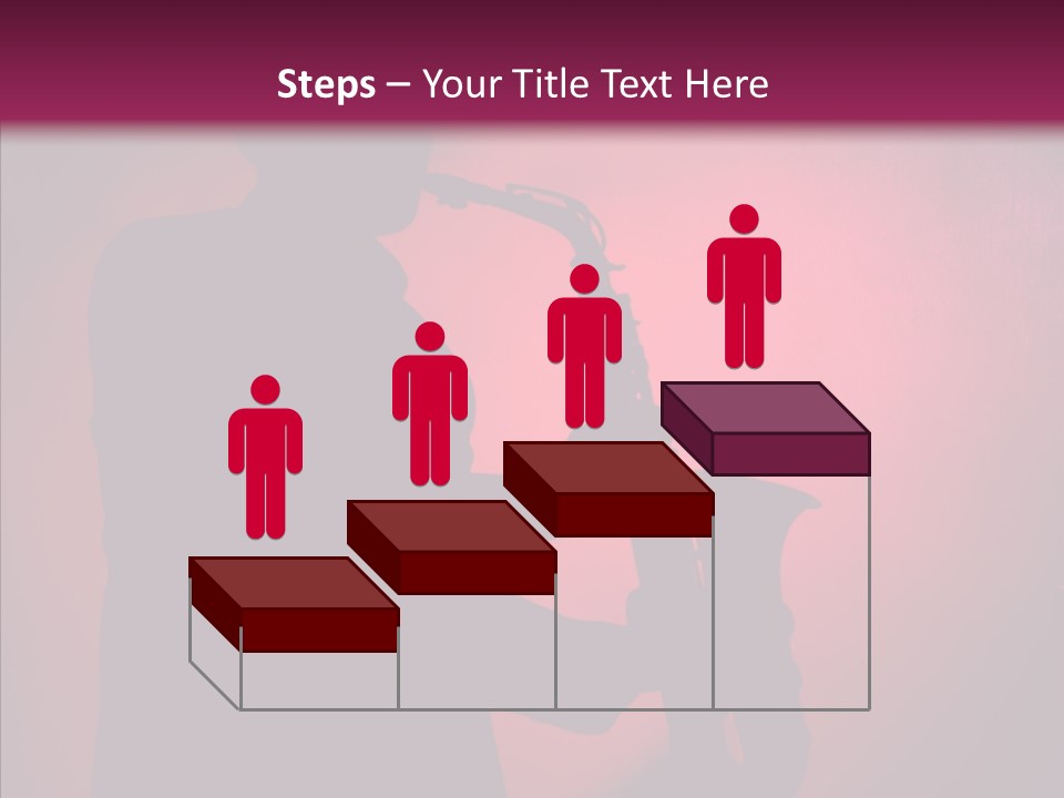 Musical Black Player PowerPoint Template