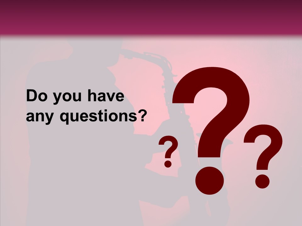 Musical Black Player PowerPoint Template