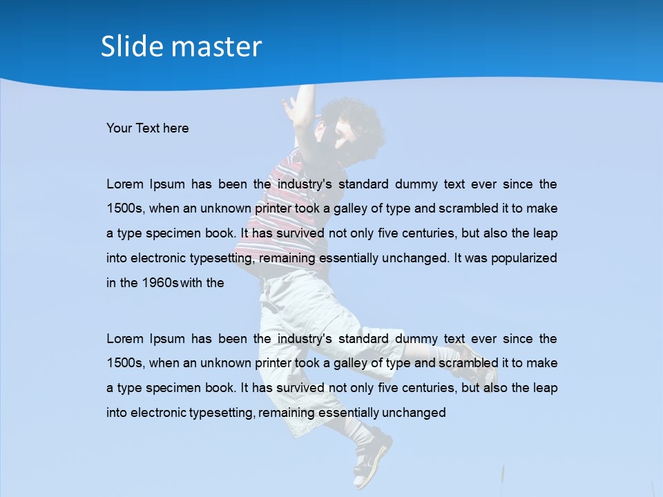 Freedom Action Run PowerPoint Template