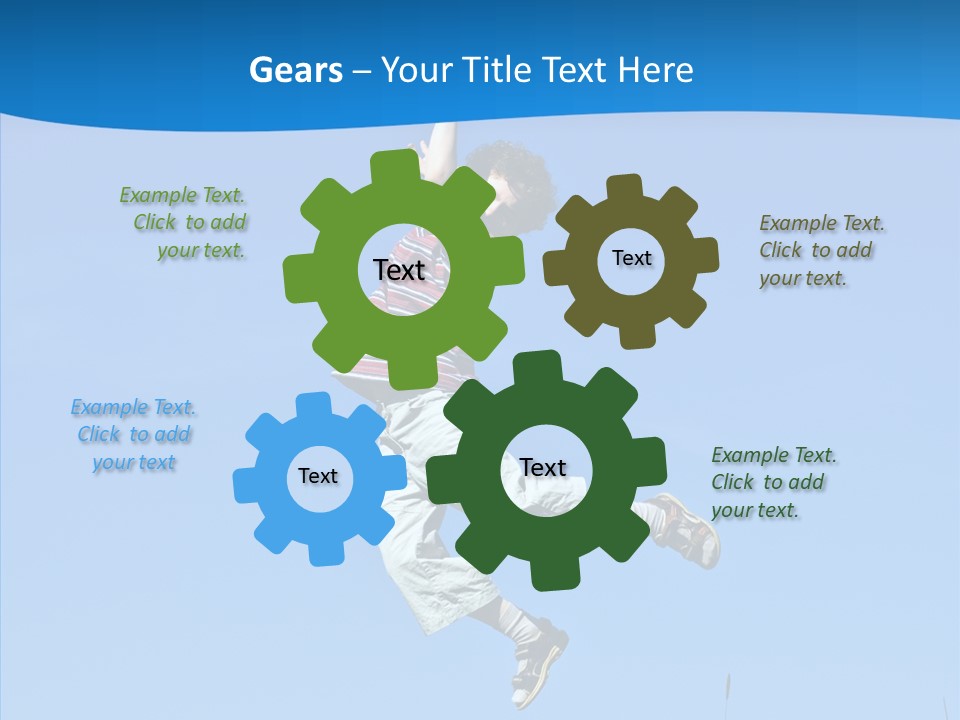 Freedom Action Run PowerPoint Template