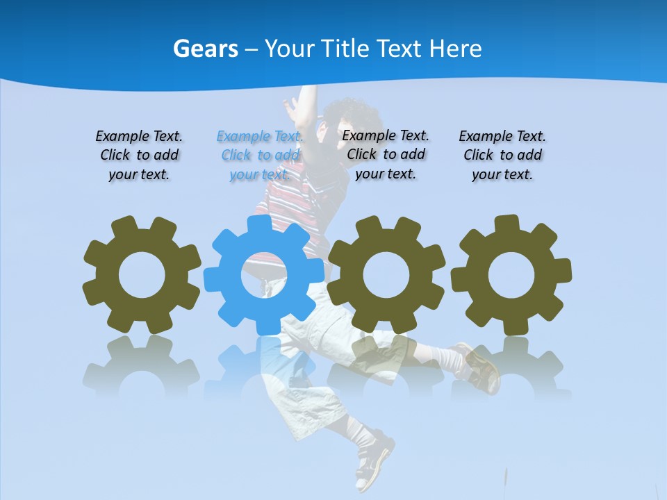 Freedom Action Run PowerPoint Template