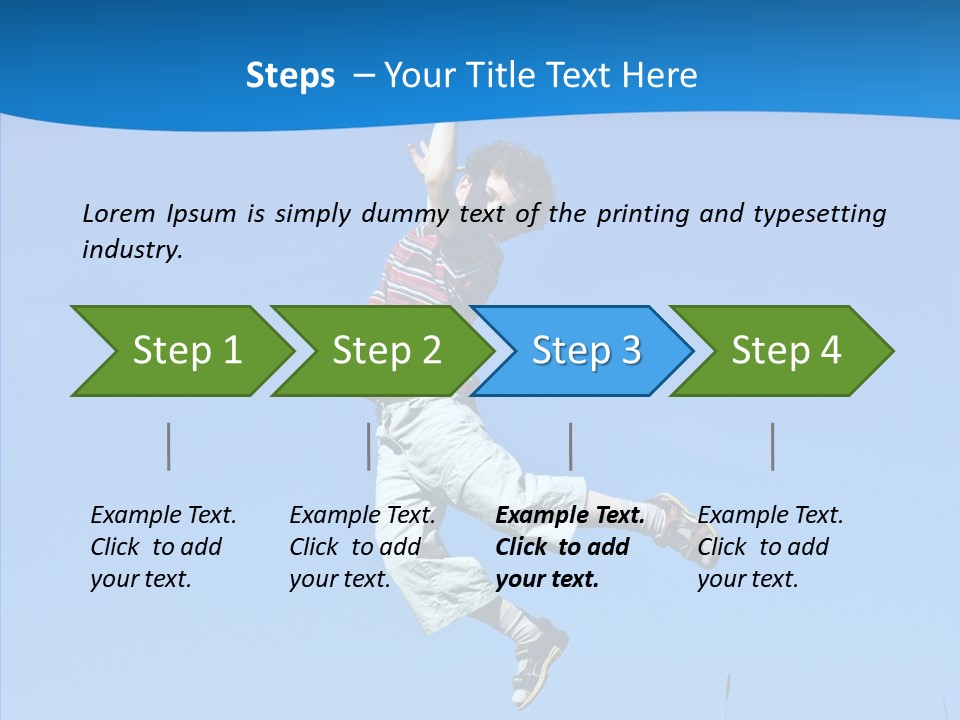 Freedom Action Run PowerPoint Template