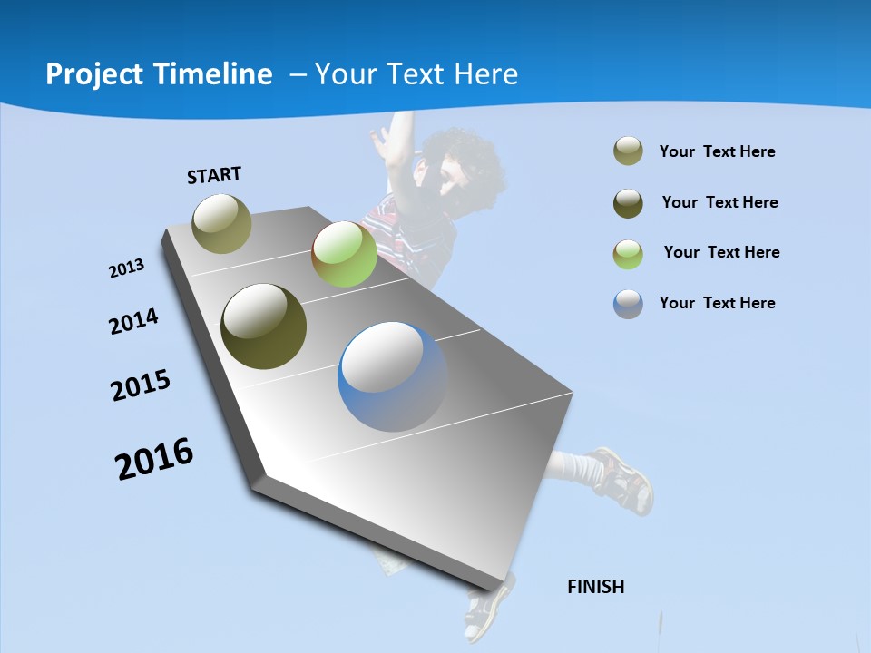 Freedom Action Run PowerPoint Template