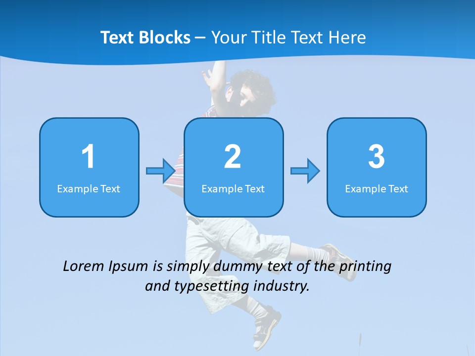 Freedom Action Run PowerPoint Template