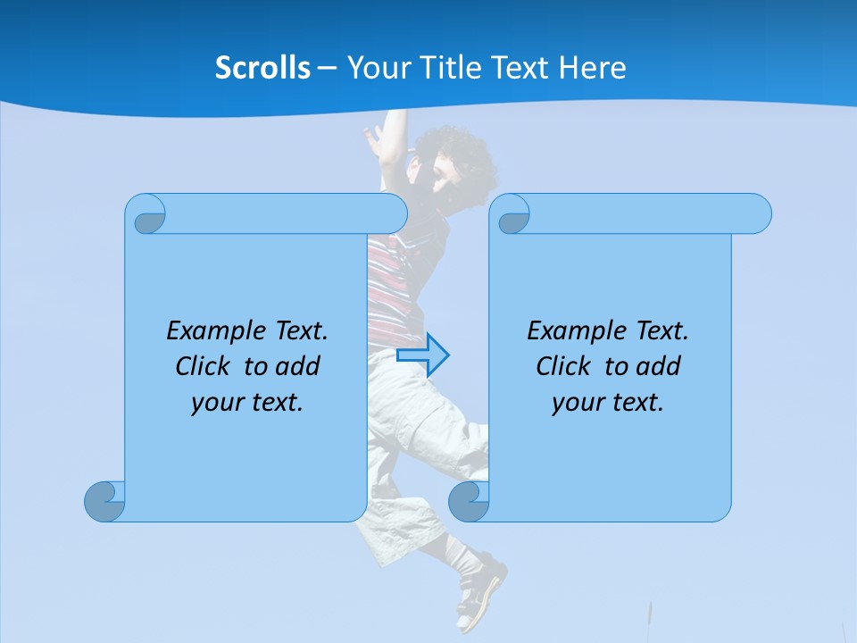 Freedom Action Run PowerPoint Template