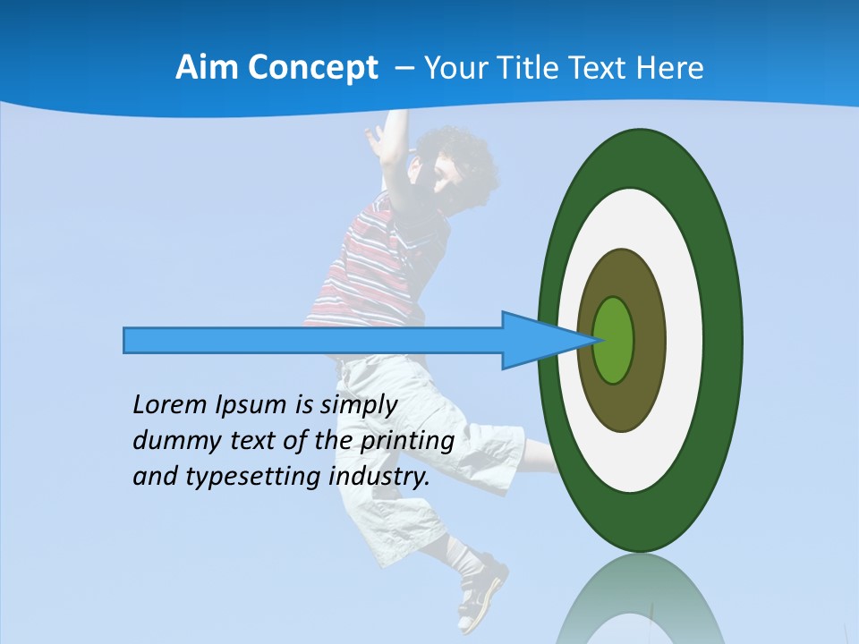 Freedom Action Run PowerPoint Template