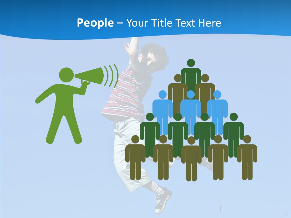 Freedom Action Run PowerPoint Template