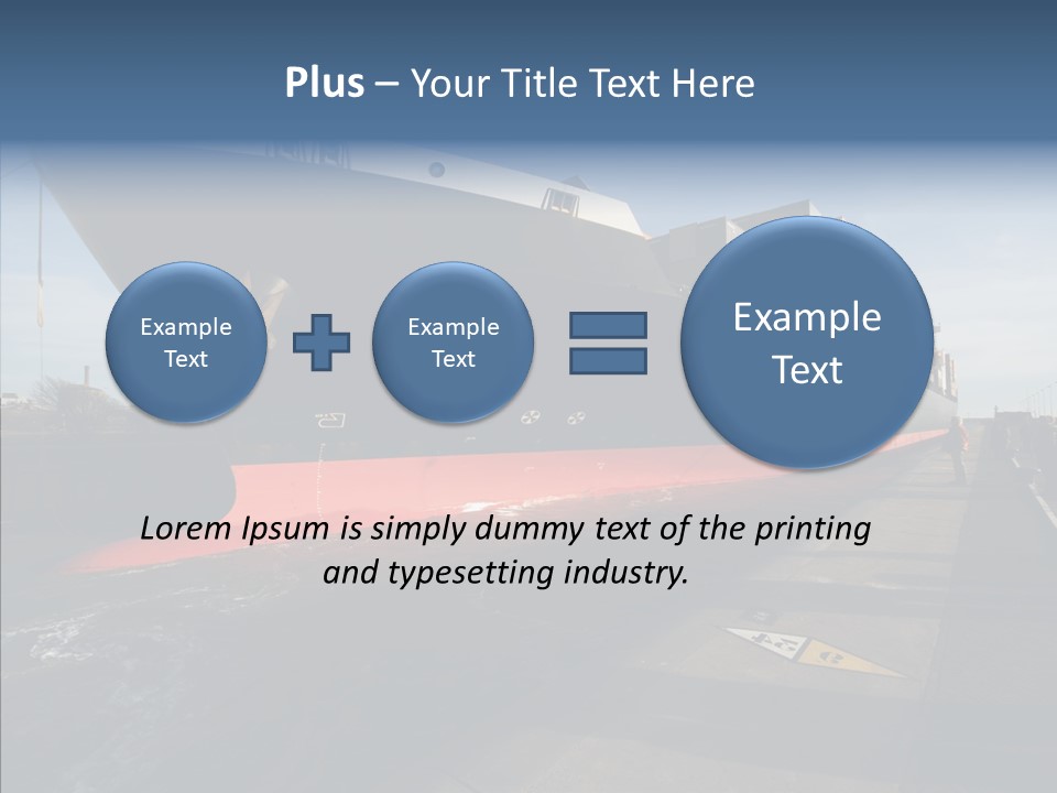 Harbor Luxury Vacation PowerPoint Template