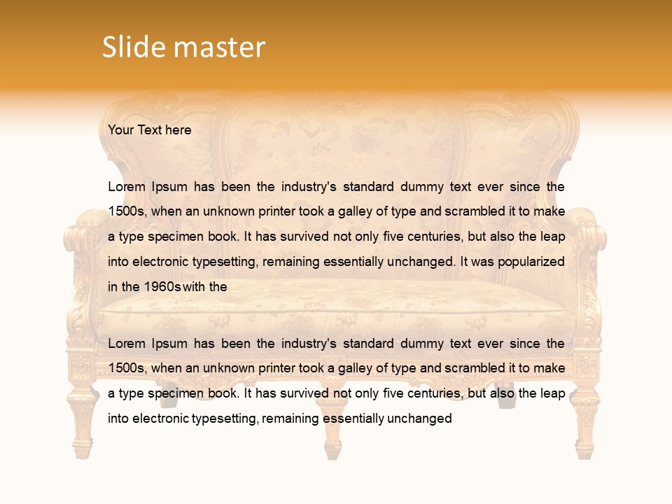 Old Interior Retro PowerPoint Template