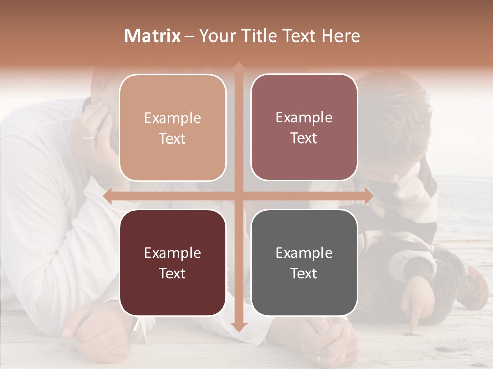 Happiness Horizontal Casual Clothing PowerPoint Template