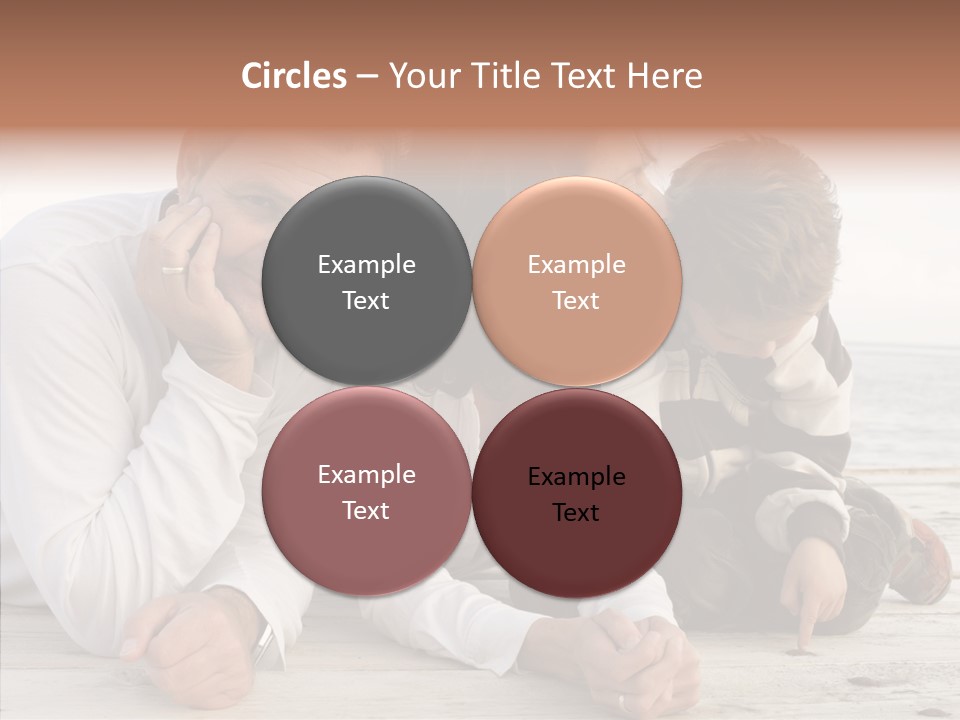 Happiness Horizontal Casual Clothing PowerPoint Template