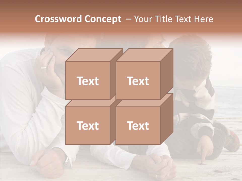 Happiness Horizontal Casual Clothing PowerPoint Template