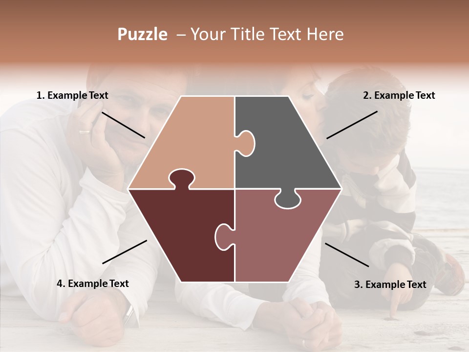 Happiness Horizontal Casual Clothing PowerPoint Template