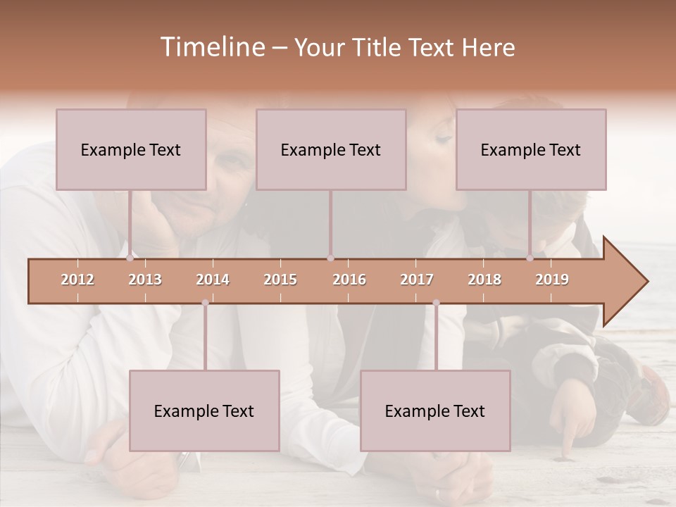 Happiness Horizontal Casual Clothing PowerPoint Template