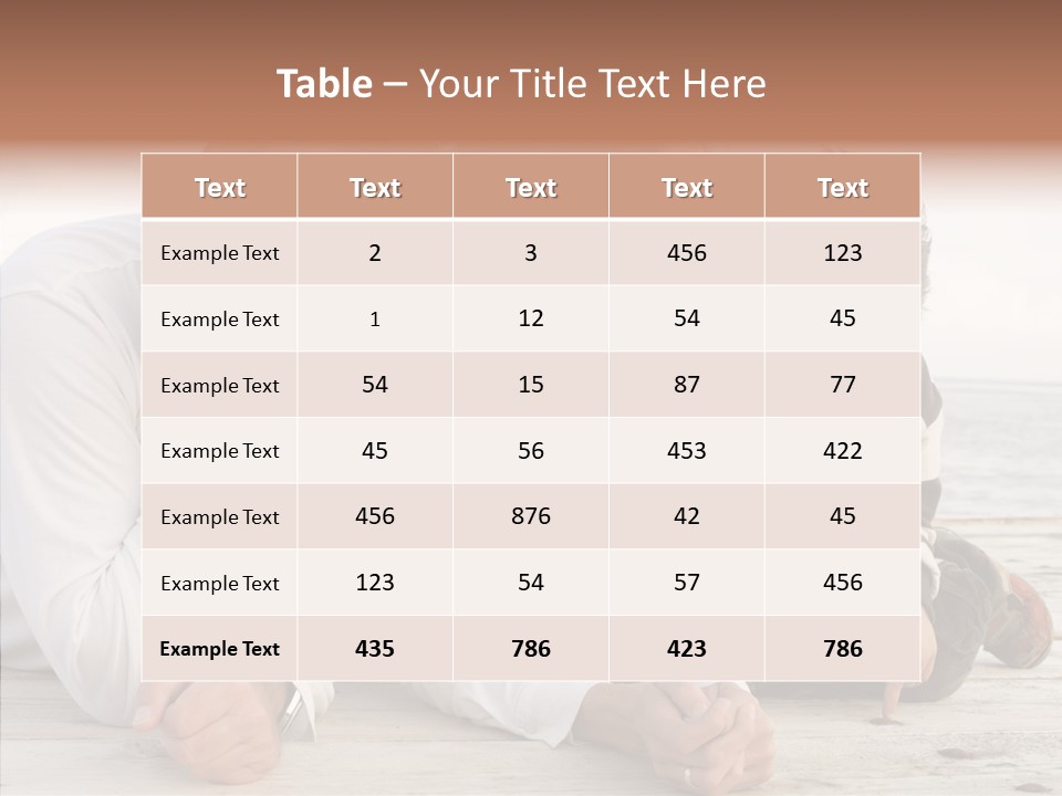 Happiness Horizontal Casual Clothing PowerPoint Template