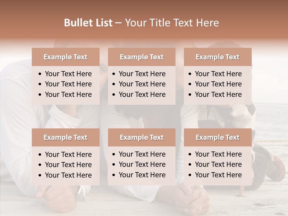 Happiness Horizontal Casual Clothing PowerPoint Template