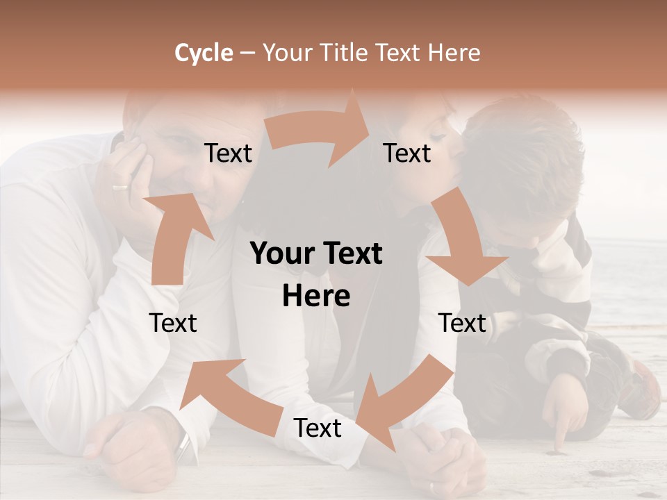 Happiness Horizontal Casual Clothing PowerPoint Template