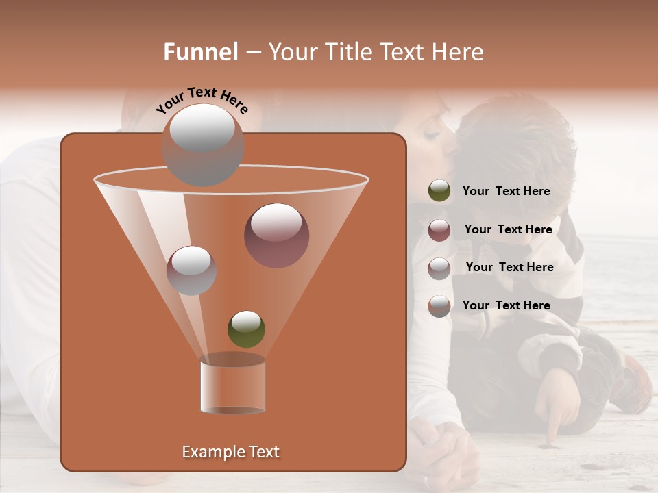 Happiness Horizontal Casual Clothing PowerPoint Template