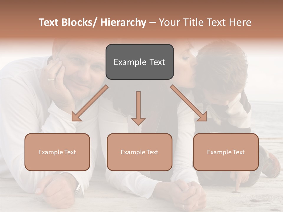 Happiness Horizontal Casual Clothing PowerPoint Template