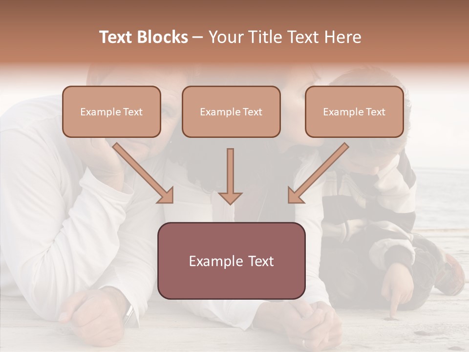 Happiness Horizontal Casual Clothing PowerPoint Template