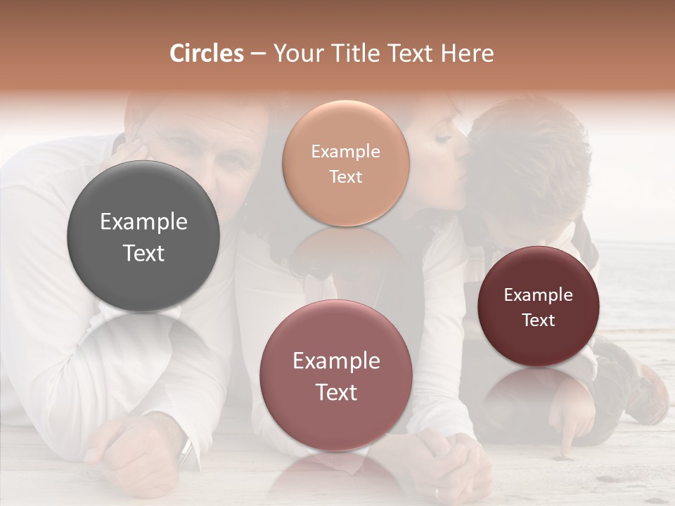 Happiness Horizontal Casual Clothing PowerPoint Template