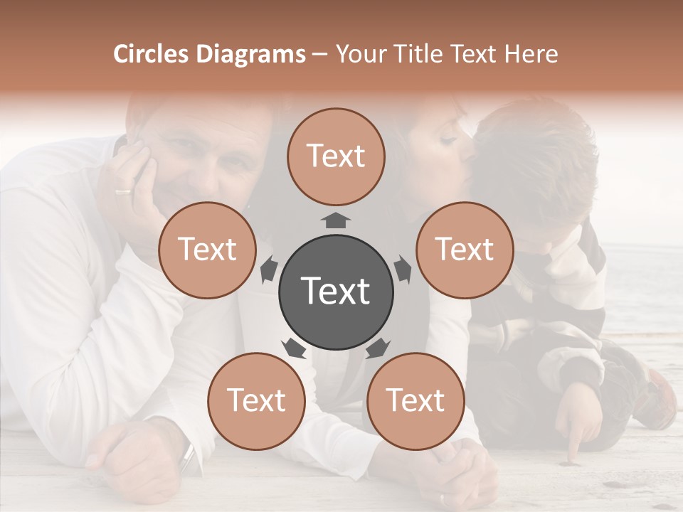 Happiness Horizontal Casual Clothing PowerPoint Template