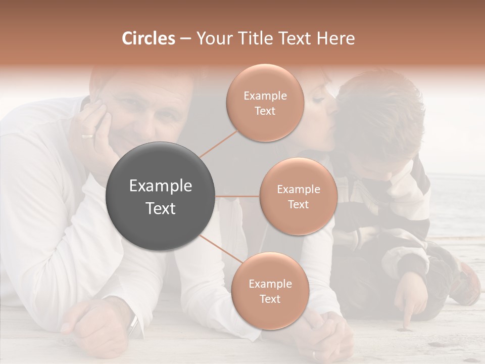 Happiness Horizontal Casual Clothing PowerPoint Template