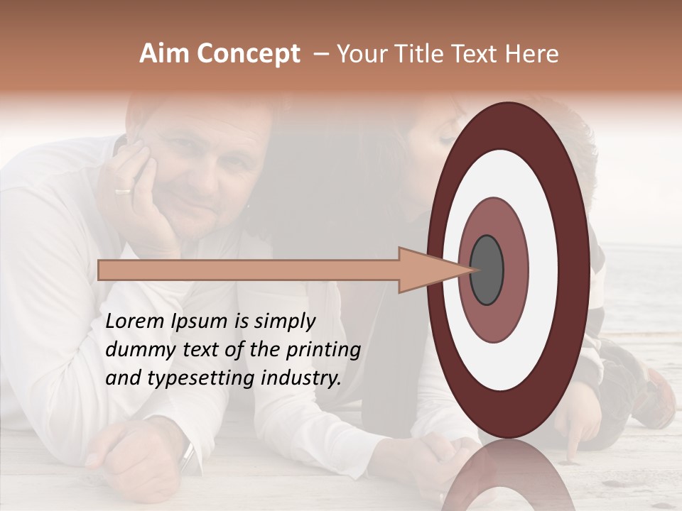 Happiness Horizontal Casual Clothing PowerPoint Template