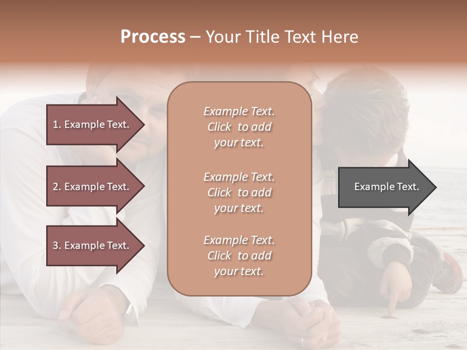 Happiness Horizontal Casual Clothing PowerPoint Template