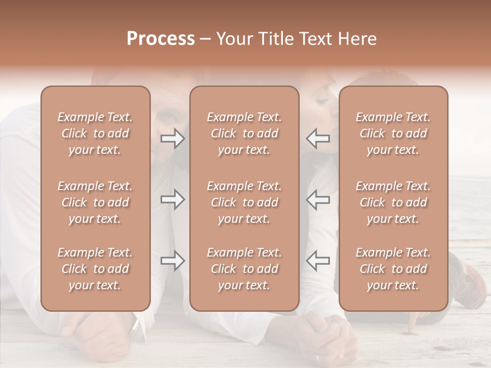 Happiness Horizontal Casual Clothing PowerPoint Template