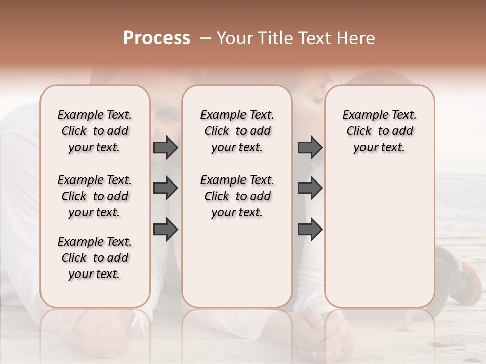Happiness Horizontal Casual Clothing PowerPoint Template