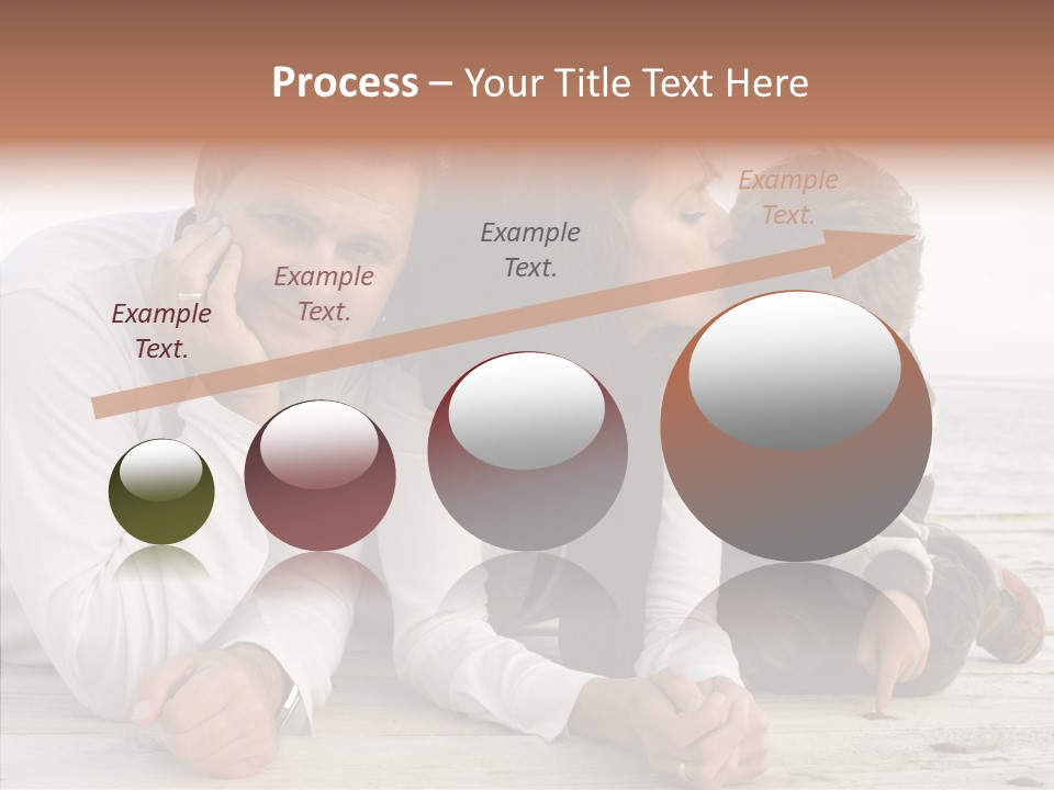 Happiness Horizontal Casual Clothing PowerPoint Template