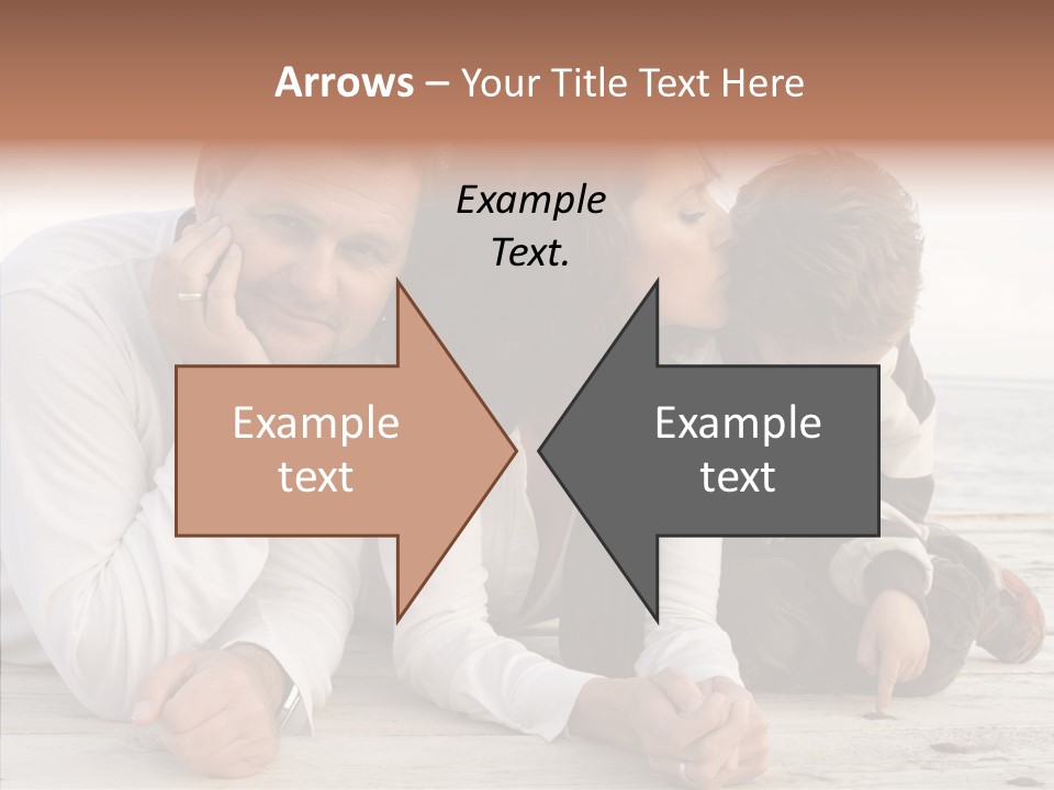 Happiness Horizontal Casual Clothing PowerPoint Template