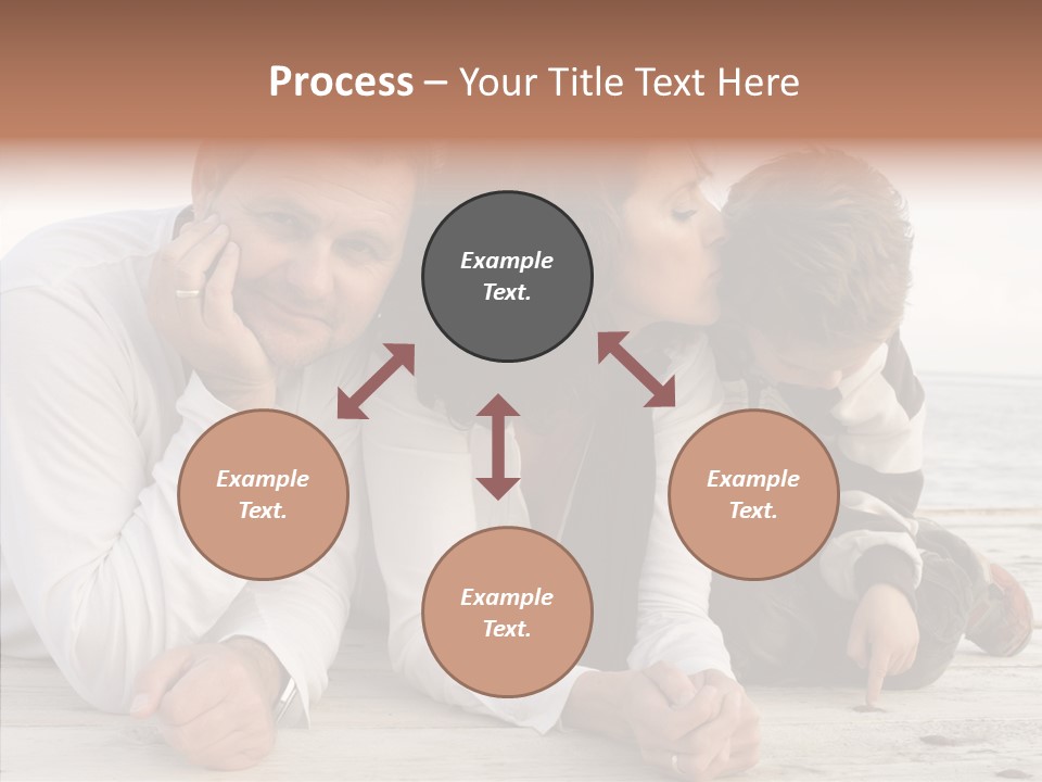 Happiness Horizontal Casual Clothing PowerPoint Template