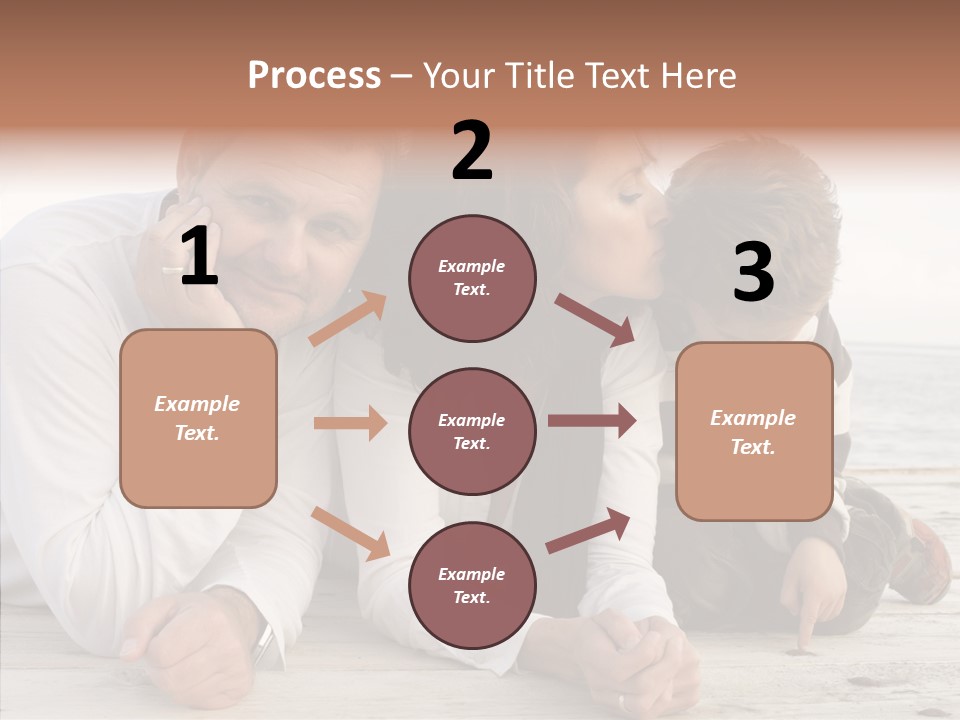 Happiness Horizontal Casual Clothing PowerPoint Template