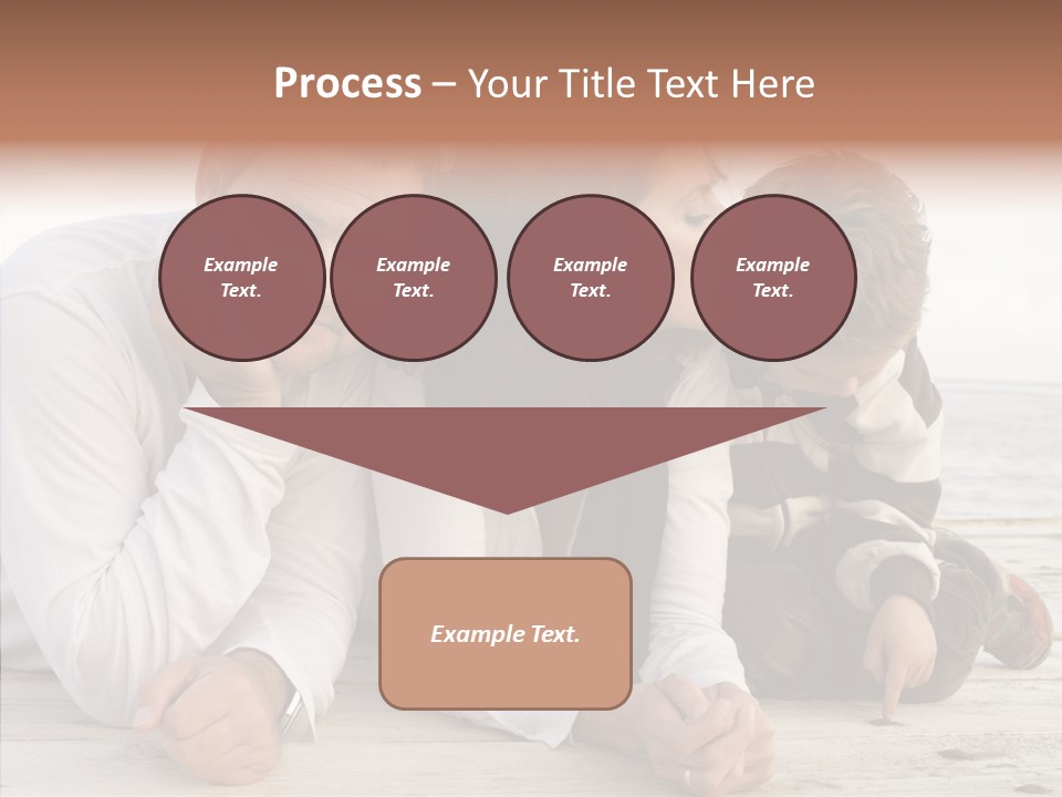 Happiness Horizontal Casual Clothing PowerPoint Template