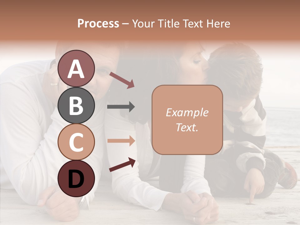 Happiness Horizontal Casual Clothing PowerPoint Template