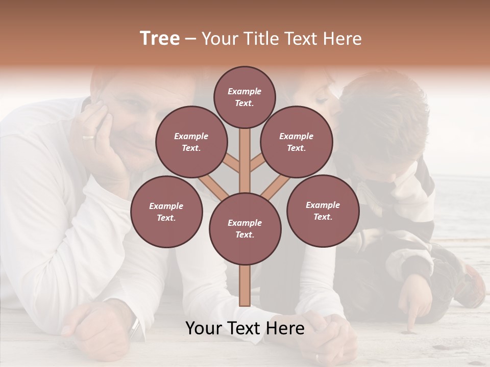 Happiness Horizontal Casual Clothing PowerPoint Template