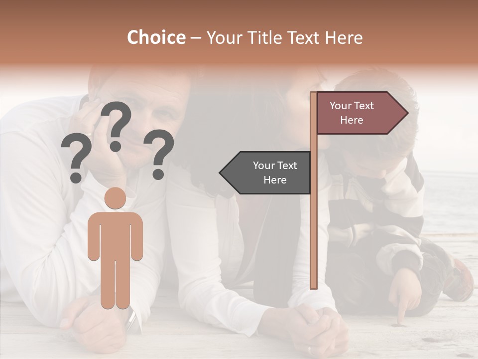 Happiness Horizontal Casual Clothing PowerPoint Template