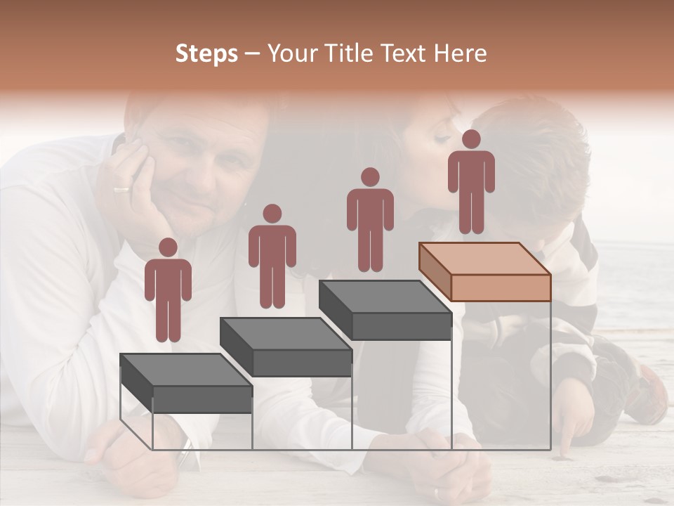 Happiness Horizontal Casual Clothing PowerPoint Template