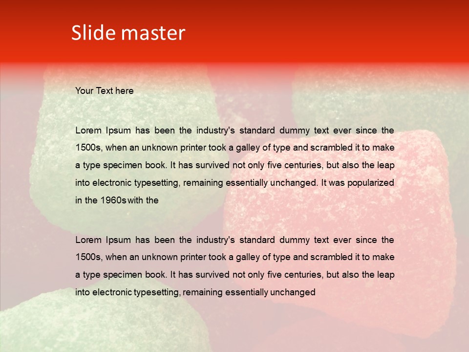 Store Closeup Background PowerPoint Template