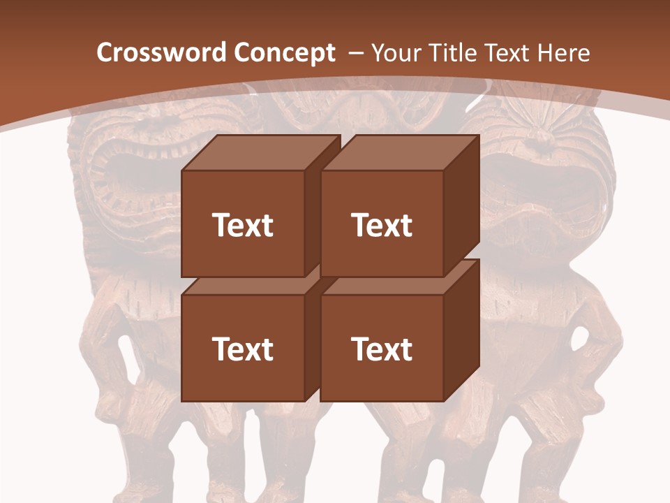 Handmade Totem Wood PowerPoint Template